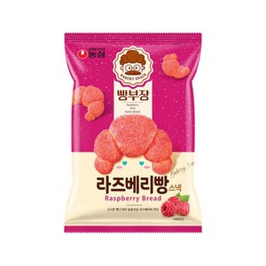 농심 빵부장 라즈베리맛, 55g, 6개