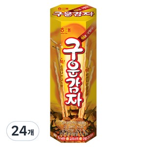 해태제과 구운감자, 24g, 24개