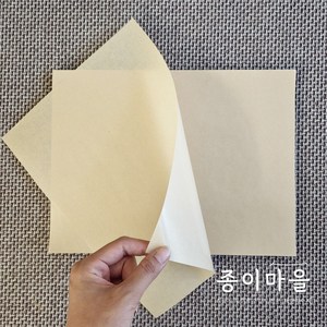 종이마을 노루지 식품지 브라운색 유산지 기름종이 30g 225X300mm 1000장, 1세트, 1000개, 30cm