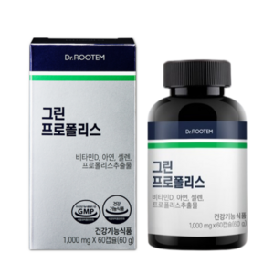 닥터루템 그린 프로폴리스 60g, 60정, 1개