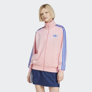 정품 브랜드 아디다스오리지널스 여성 아디컬러 클래식 파이어버드 루즈 트랙 탑 JP2302 아디다스오리지널 져지 핑크 529423