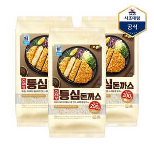 [사조대림] 수제형등심돈까스 2 000g X 3개, 2kg