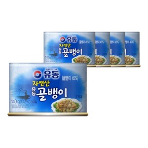 유동 자연산 골뱅이, 140g, 5개