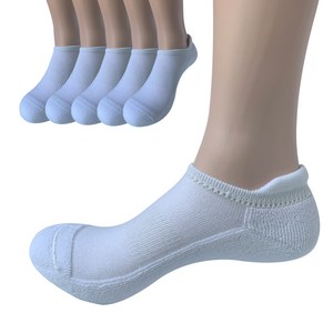 YMSOCKS 여성 발목보호 이중쿠션 스포츠양말 5족