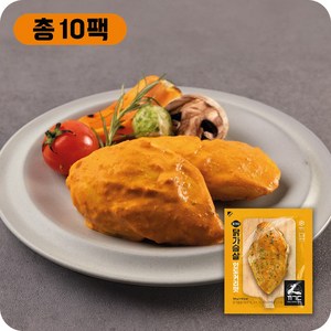 꼬기다 프리미엄 소스 닭가슴살, 100g, 10개, 인도커리맛