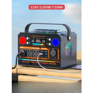 캠핑용 파워뱅크 이동식 옥외 전원 220V 예비 대용량 배터리 600W 650W, 600W 600000mAh 550wh, 0mAh, 1개