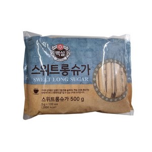 CJ 제일제당 백설 롱슈가 스틱설탕, 500g, 4개