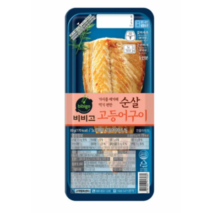 비비고 순살 고등어구이, 3개, 60g