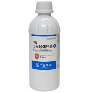 그린 소독용 에탄올액 250ml, 1개