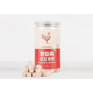 반려동물 한입쏙 꼬꼬 트릿 동결건조간식 120g, 닭, 1개