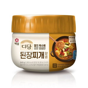 (냉장)cj제일제당 다담 된장찌개전용 840g, 3개