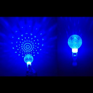 LED 미러볼 응원봉 야광봉 콘서트, 8개, 파란색