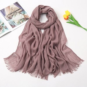 린넨스카프 무지스카프 가을 봄 빅사이즈 스카프 간절기 스카프 Women's Scarf