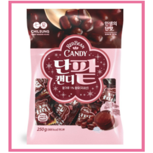 칠성 단팥캔디 250g, 10개