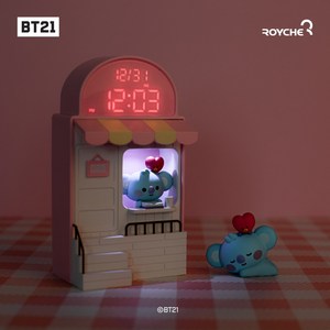 BT21 리틀버디 카페 모형 LED 시계 코야 KOYA