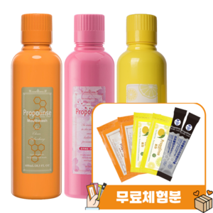 프로폴린스 가글 프로600ml 벚꽃600ml 유자600ml 일회용 체험분6매, 1세트, 1.872L