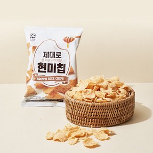 우리밀 제대로 현미칩 80g (100% 유기농현미), 15개