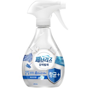 페브리즈 항균플러스 섬유탈취제 깨끗한향 본품, 370ml, 1개