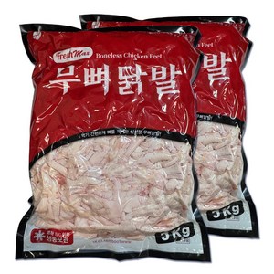 푸드맥스 닭발 원료 무뼈닭발, 5kg, 2개