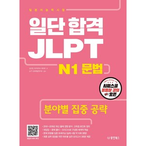 일단 합격 JLPT 일본어능력시험 N1 문법:분야별 집중 공략, 동양북스