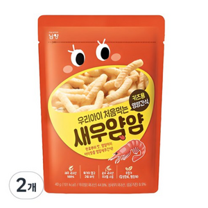 남양유업 우리아이 처음먹는 새우얌얌 과자, 40g, 30개, 새우맛