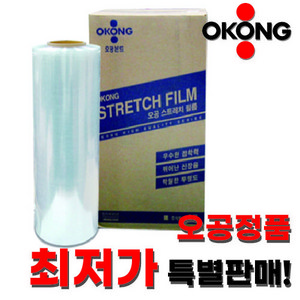 오공랩 30mic*500mm*200m 1박스(4개입) 스트레치랩 공업용랩 스트레치필름 오공랩, 4개