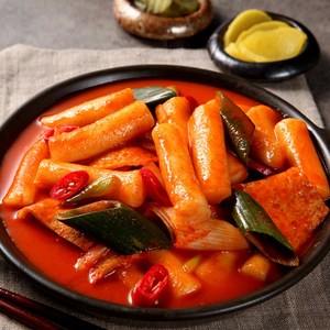 밀키트 떡볶이세트 2인분 밀떡볶이 오뎅 양념세트600G, 1개, 600g