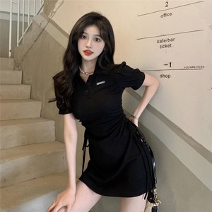 ANYOU 여름원피스 반팔 셔츠원피스 데일리룩 넥패션원피스