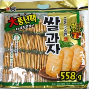 미룡구운고소한쌀과자 558G(주)오성물산코리아, 558g, 1개