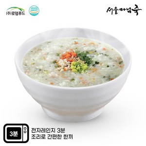 [서울마님죽]엄마의맛! 든든한 아침식사 야채죽500g, 500g, 3개