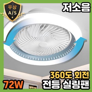 스핀에어 대형 5개날개 회전형 실링팬 천장 서큘라이트 서큐라이트 에어컨 순환팬, 스핀에어 WZ - 013 블루 화이트 + 리모컨