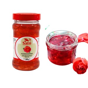 사포 프리미엄 로즈 잼 터키산 Safo Rose Jam Tukiye, 2개, 380g