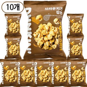 던킨도너츠 브라운 치즈 팝콘, 10개, 75g