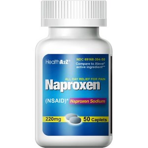 HealthA2Z® Napoxen Sodium  220mg  NSAID  Fast Pain Relief  Feve Reduce (50 Counts), 50 Count, 1개, 50정