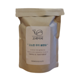 고래커피 고소한쿠키 커피블렌딩 분쇄 원두커피, 커피메이커, 500g, 1개