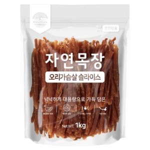 자연목장 오리가슴살 슬라이스, 1kg, 1개