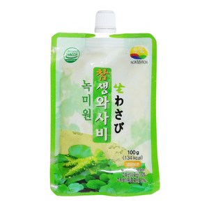 녹미원 냉장 참 생와사비, 100g, 4개