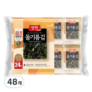 동원 양반 들기름 도시락김, 4.5g, 48개