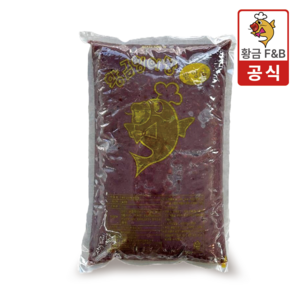 황금잉어빵 팥앙금, 3kg, 3개