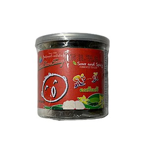 미얀마 절임차 사우어 스파이시 발효 찻잎 / Myanma Pickled Tea Sou Spicy Femented Tea Leaves, 1개, 1개입, 280g