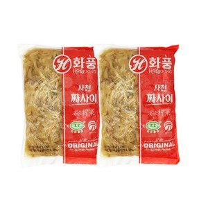 (메카몰) 화풍 사천 짜사이, 1kg, 2개