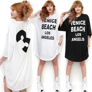 통통마녀 ] VENICE 트임 박스반팔 3컬러 / 4XL / 오버사이즈