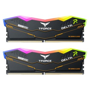 TEAMGROUP T-Foce DDR5-6000 CL38 Delta TUF Gaming RGB 패키지 32GB(16Gx2), 2개