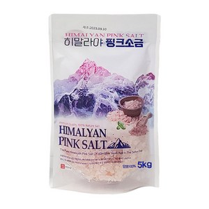 천년소금 히말라야 핑크솔트 5KG 굵은소금, 1개