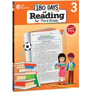 (영문도서) 180 Days of Reading for Third Grade 2nd Edition: Practice Assess Diagnose Paperback, Shell Education Pub, English, 9798765918050