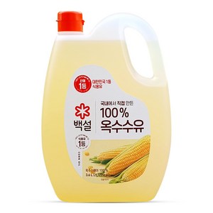 백설 옥수수유, 3.6L, 1개