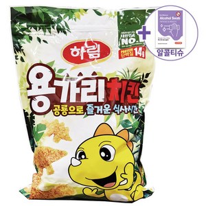 코스트코 하림 용가리치킨 대용량 1.5kg [아이스박스] + 더메이런알콜티슈, 1개