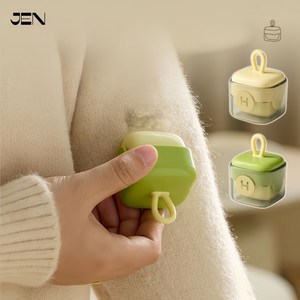 [1+1]JEN롤픽 물 세척 가능한 미니 돌돌이 반려돌물 털 제거기, 1개