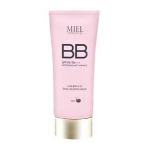 미엘 스네일 블레미쉬 밤 50ml SPF 49 비비 BB 크림 자외선 차단, 1개