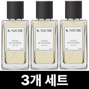 케이니치 페스타 바이플라워 여자향수 오드퍼퓸, 3개, 100ml